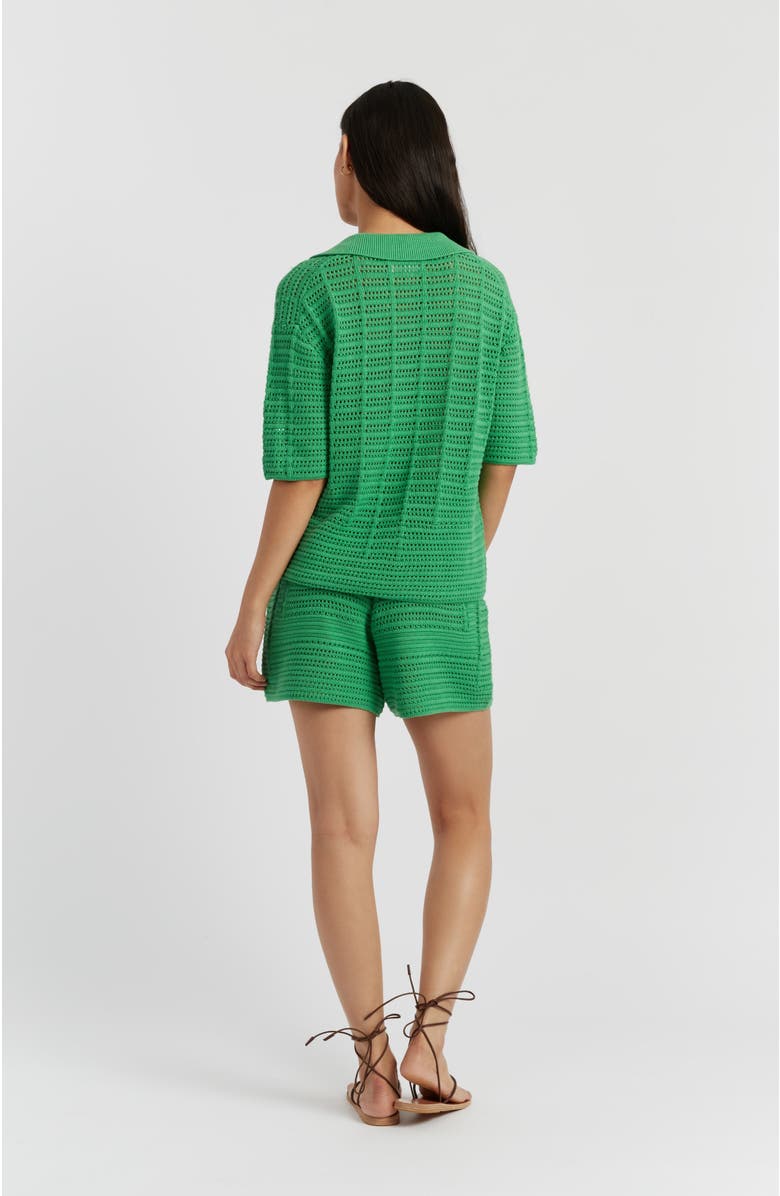 Chinti & Parker Cotton Crochet Short, Alternate, color, 