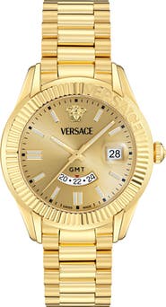 Versace Apodis GMT Bracelet Watch, 41mm