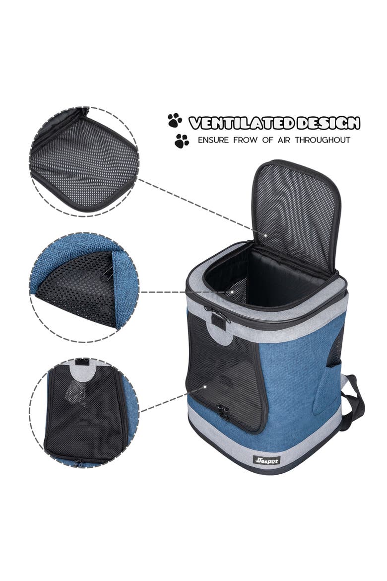 Pet Soft Backpack Carrier 13", Alternate, color, Blue