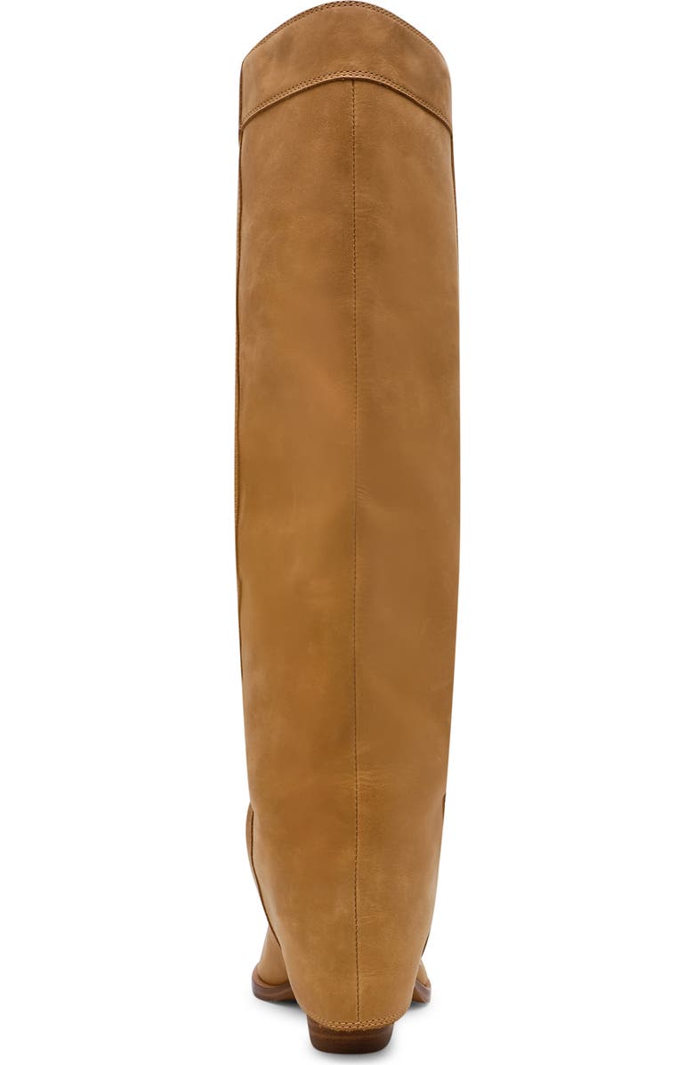 Steve Madden Winnick Foldover Knee High Boot, Alternate, color, Banana Leather