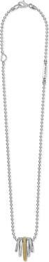 LAGOS Caviar Lux Pavé Diamond Pendant Necklace