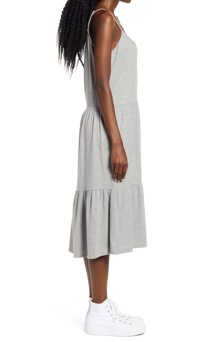 All in Favor Tiered Jersey Dress, Alternate, color,