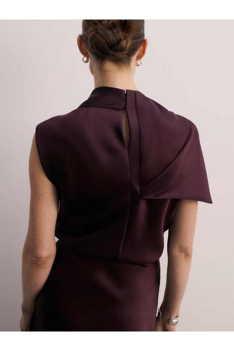 Ocana Asymmetric Sleeve Blouse, Alternate, color, Purple