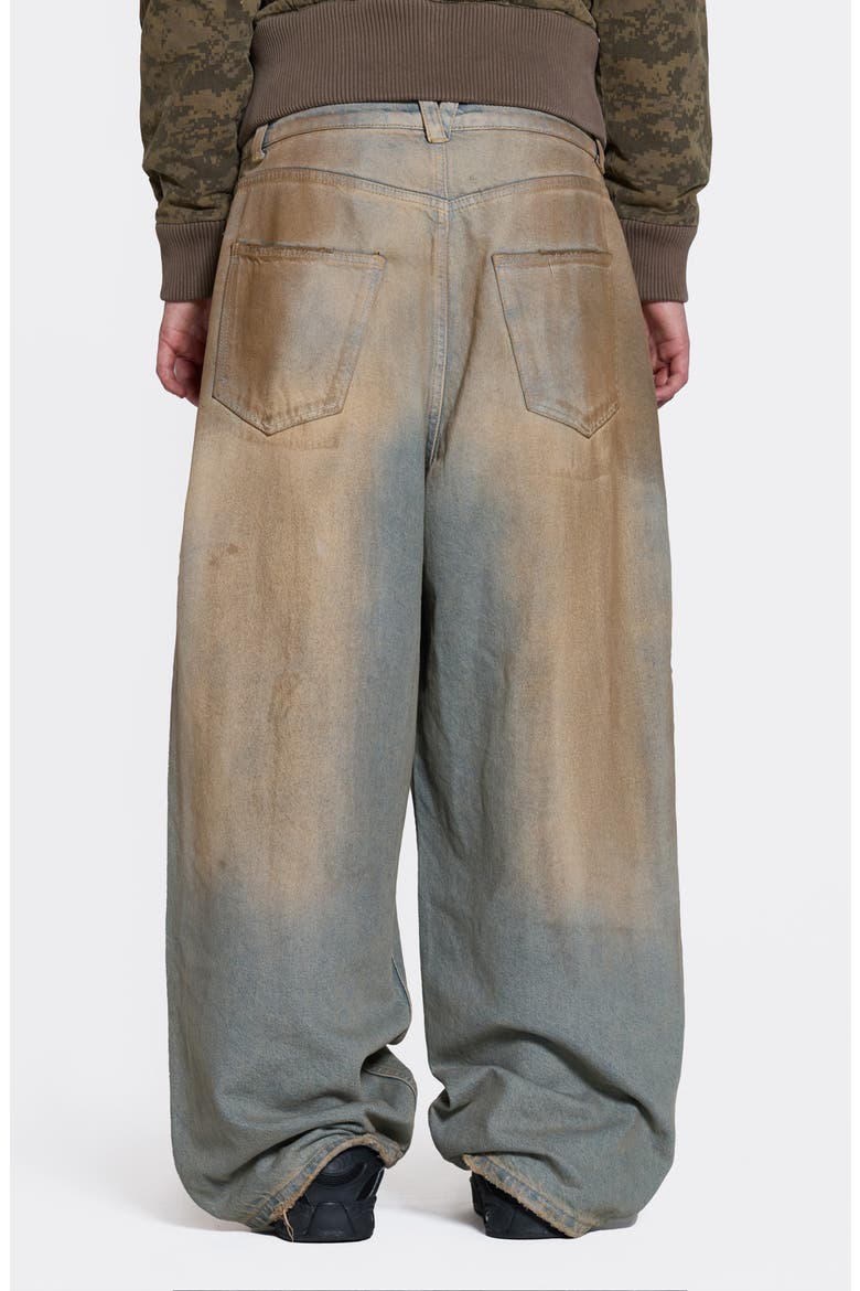 LDN Mud Baggy Jeans, Alternate, color, BLUE