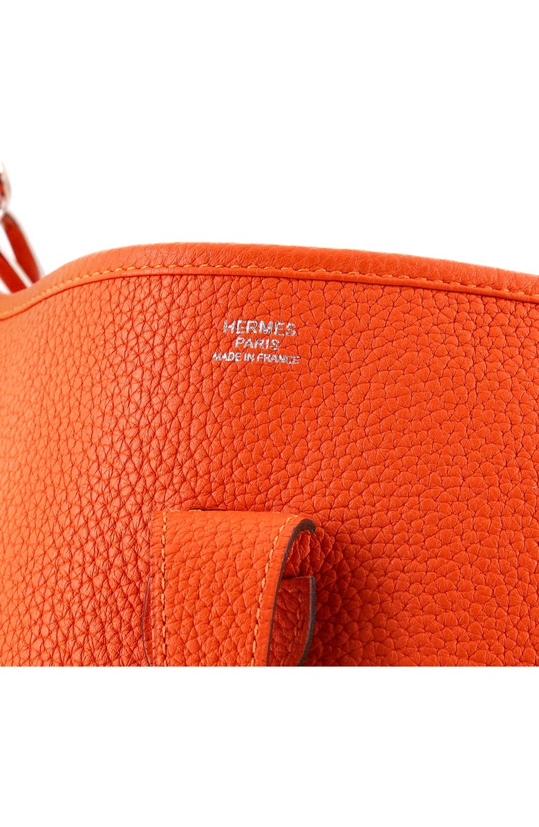 Pre-Owned Hermes Evelyne Bag Gen III Clemence GM, Alternate, color, Feu