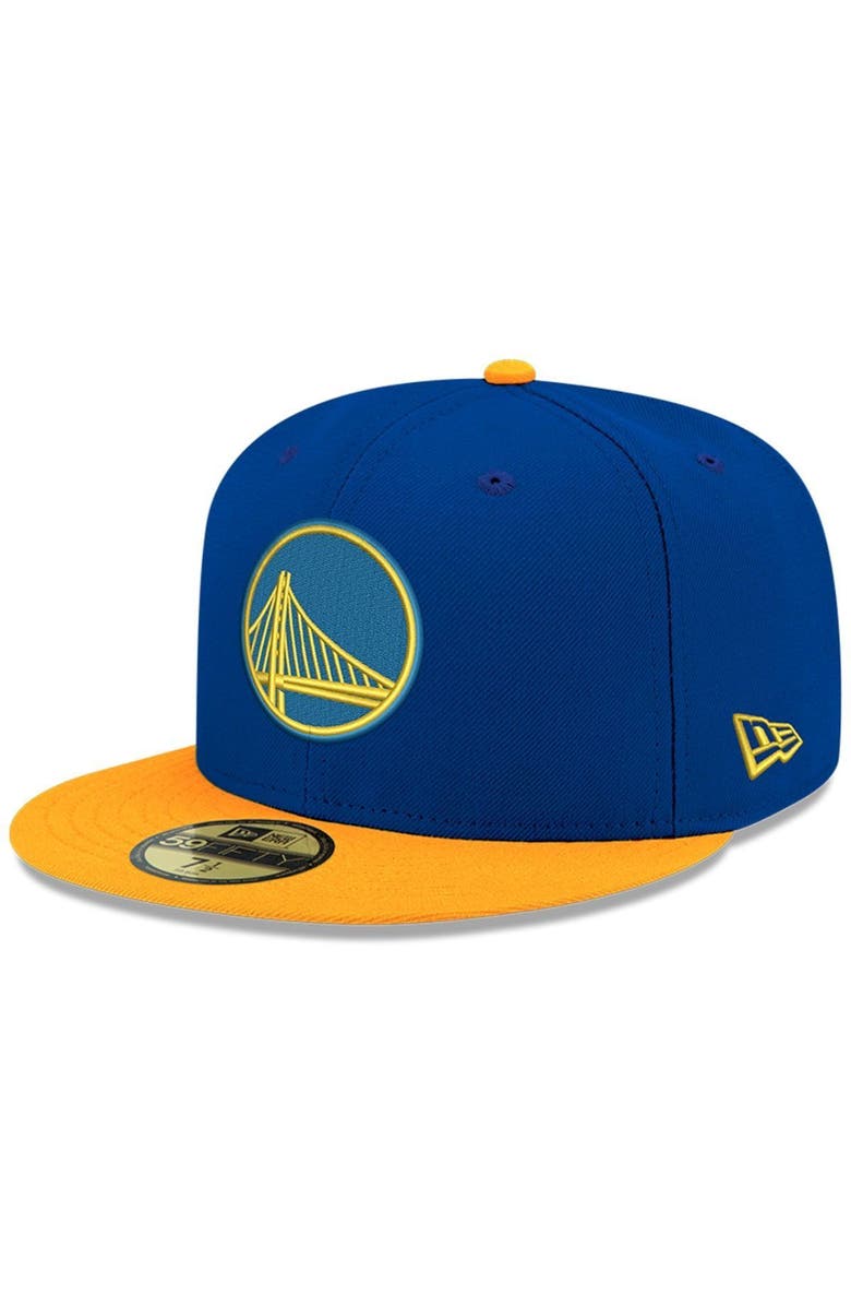 New Era Men's New Era Royal Golden State Warriors 2-Tone 59FIFTY Fitted Hat, Main, color, Royal