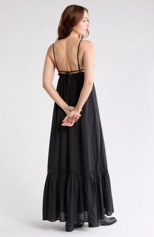 Abound Cotton Maxi Dress In Black