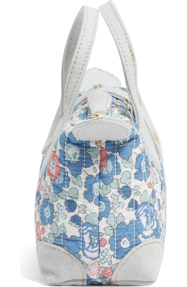 Stoney Clover Lane x Liberty Quilted Cotton Pouchette Crossbody Bag, Alternate, color, Betsy