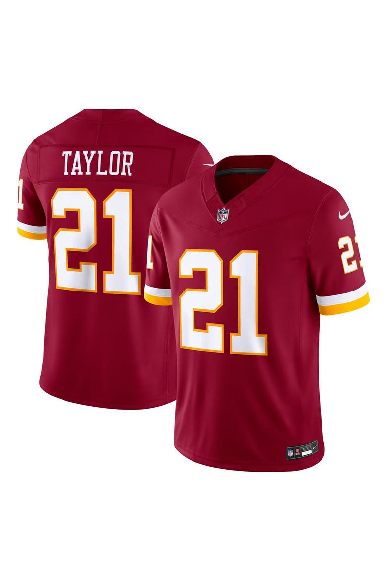 Men's Nike Sean Taylor Burgundy Washington Commanders Team Vapor F.U.S.E. Stitched Retired Limited Jersey, Main, color, Burgundy