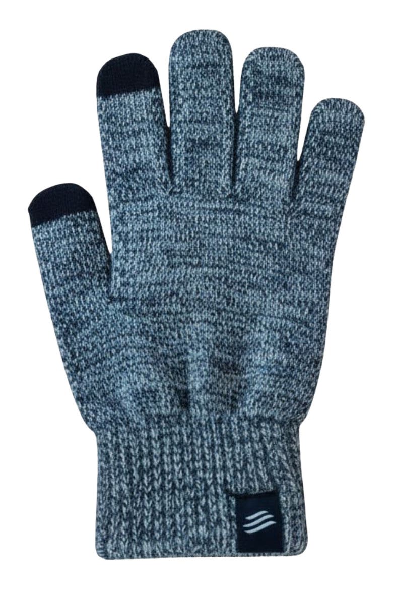 The Merino Wool Mountain and Marled Knit Glove 2-pack, Alternate, color, Midnight Navy