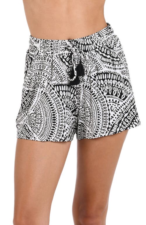 La Blanca Dream Catcher Cover-up Beach Shorts In Ivory