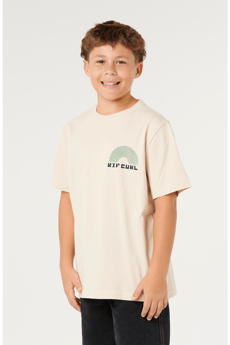 Kids' Rising Cotton Graphic T-Shirt, Alternate, color, VINTAGE WHITE