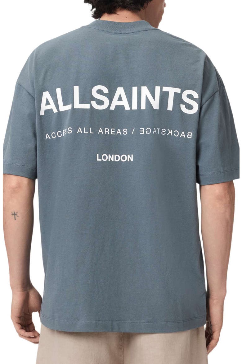 Backstage Graphic T-shirt, Alternate, color, LUNAR BLUE
