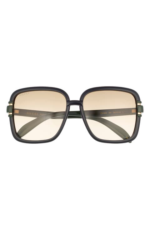 59mm Square Sunglasses