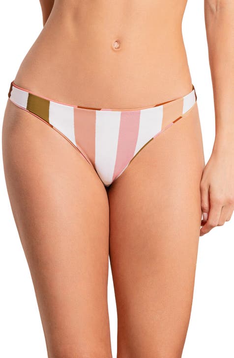 Cube Flirt Reversible Mid Rise Bikini Bottoms