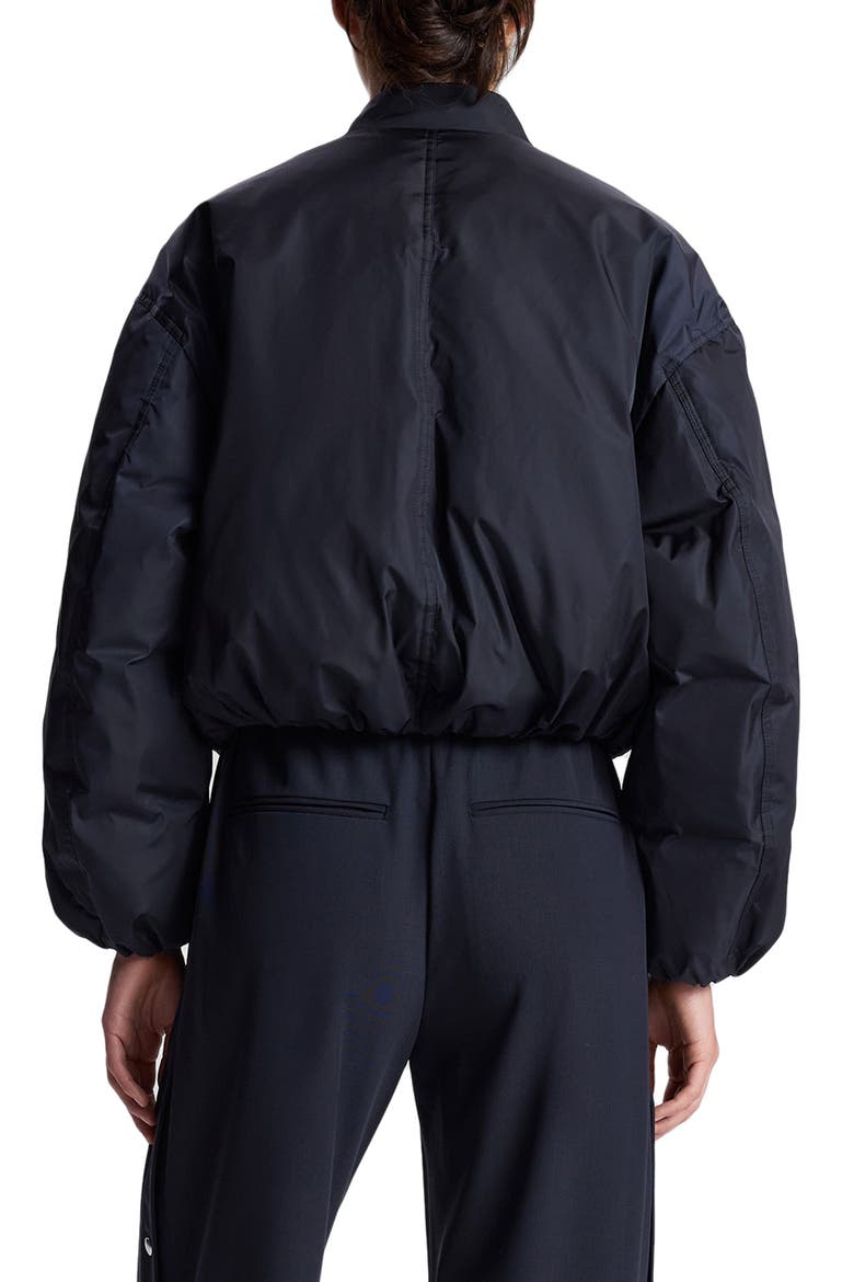 Zane Down Bomber Jacket, Alternate, color, MARITIME NAVY