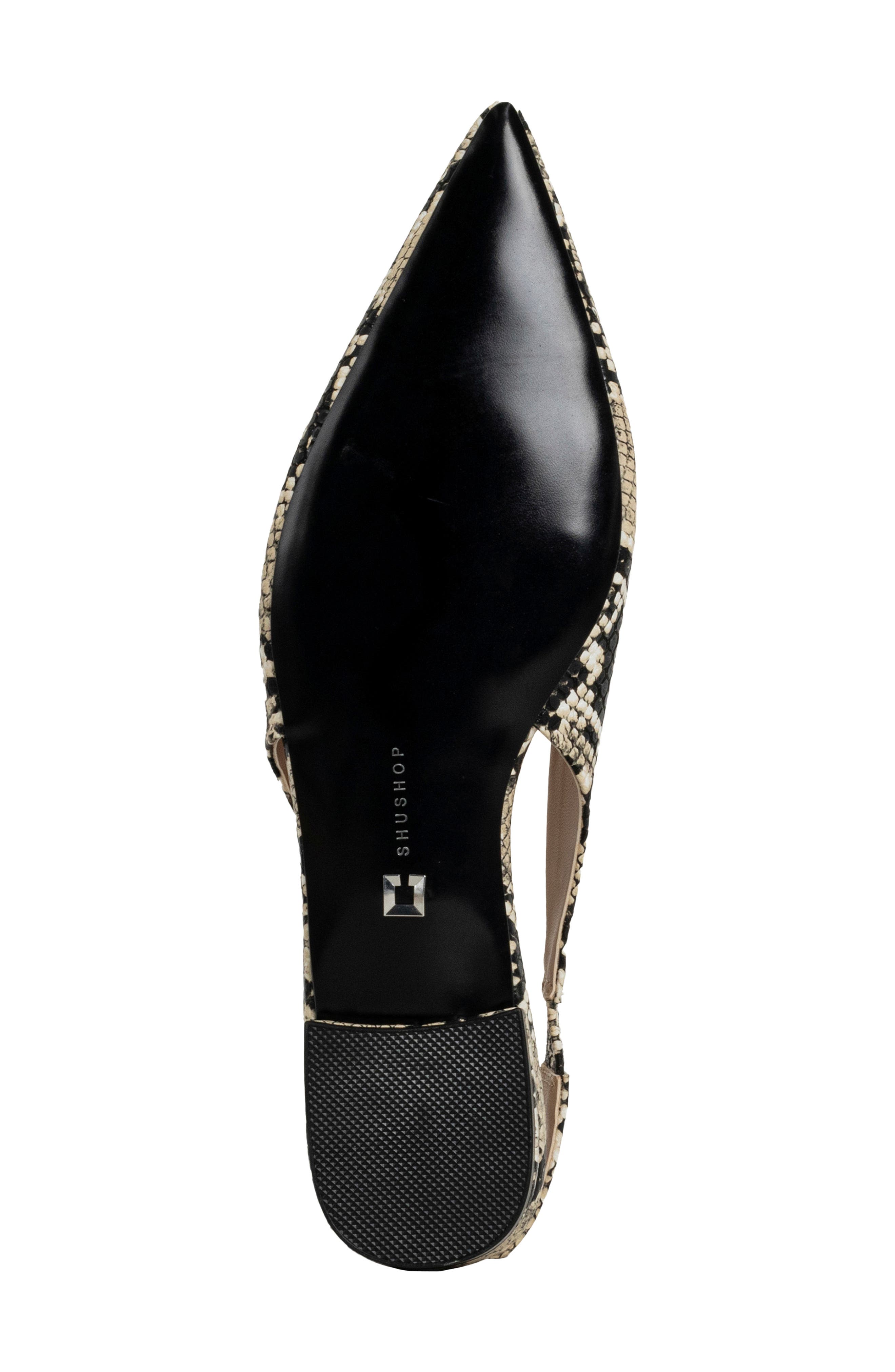 Amelia Slingback Flat, Alternate, color, SNAKE