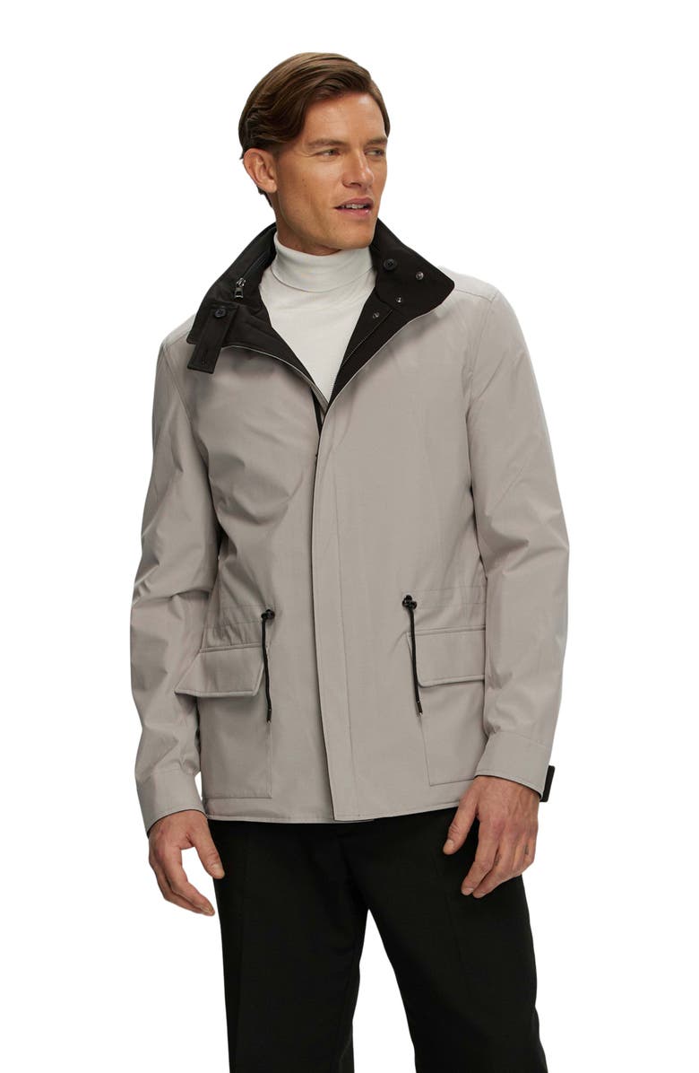 GORSKI Lightweight Reversible Jacket, Alternate, color, Black/Light Beige