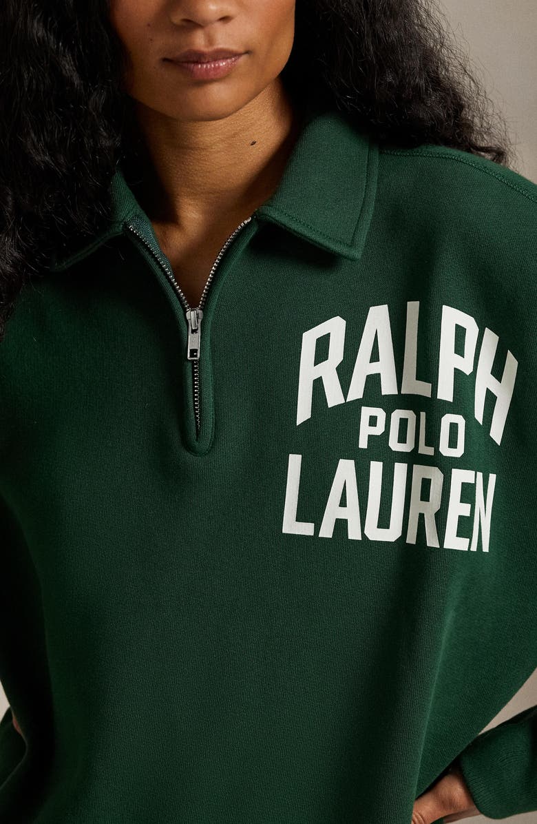 Polo Ralph Lauren Logo Fleece Quarter Zip, Alternate, color,