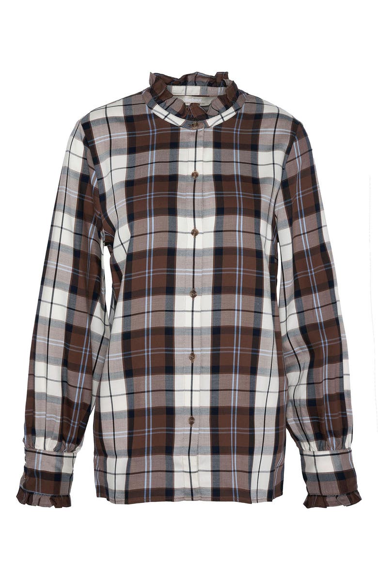 Barbour Violet Check Shirt, Alternate, color,