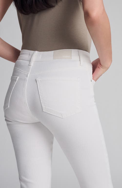 Mavi Jeans Sydney Mid Rise Flare Jeans In White