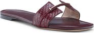 TOM FORD Python Embossed Slide Sandal