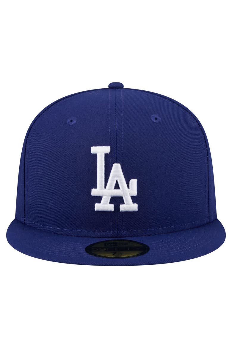 Men's New Era Royal Los Angeles Dodgers Run Mascot 59FIFTY Fitted Hat, Alternate, color, Royal