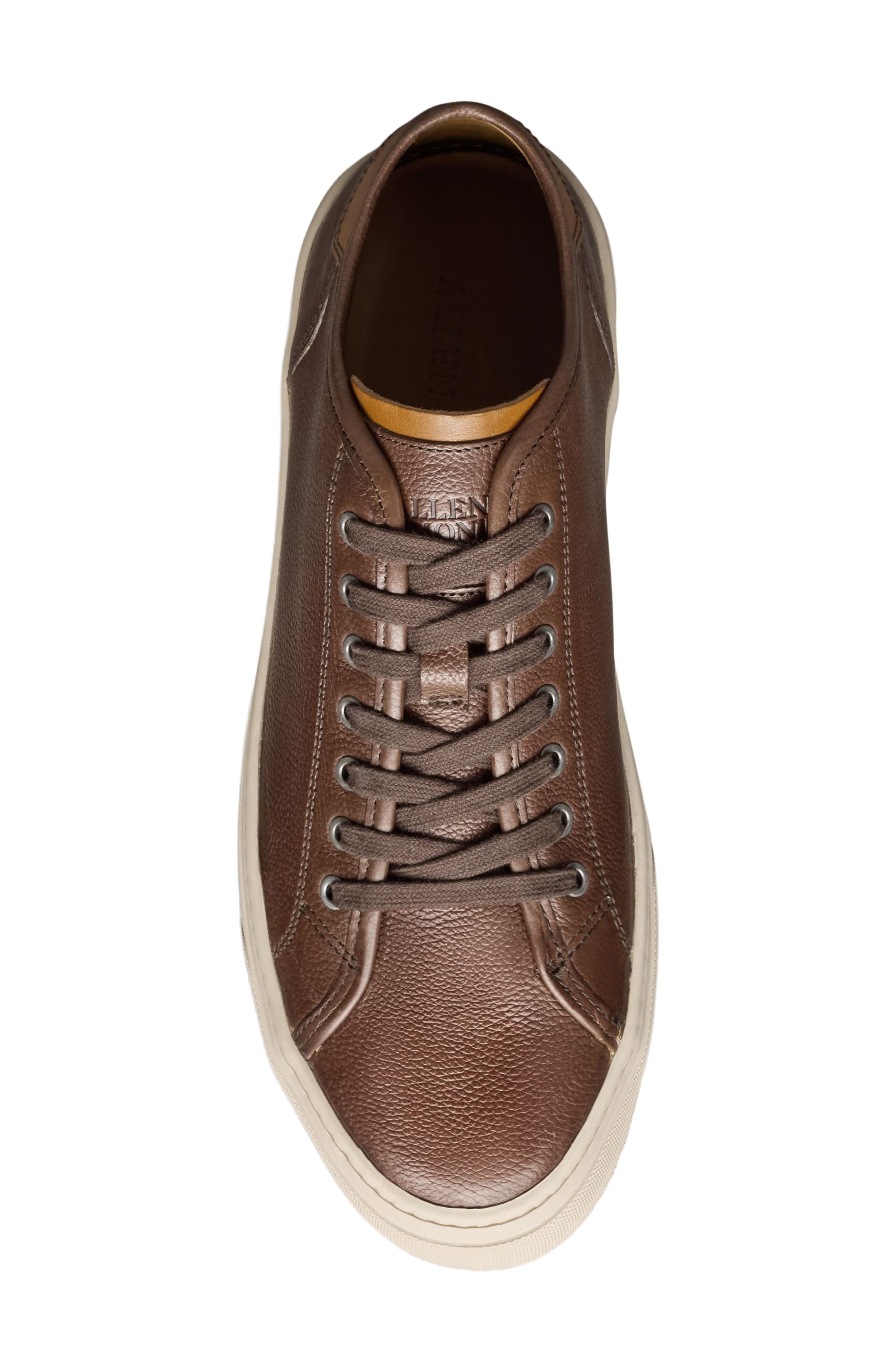 Allen Edmonds Jones Low Top Sneaker, Alternate, color, Chocolate