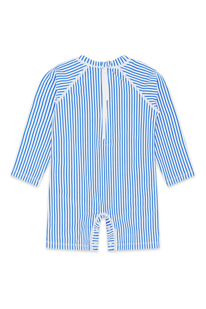 Kids' Cali Long Sleeve UPF 50+ One-Piece Rashguard Swimsuit, Alternate, color, MARINA BLUE