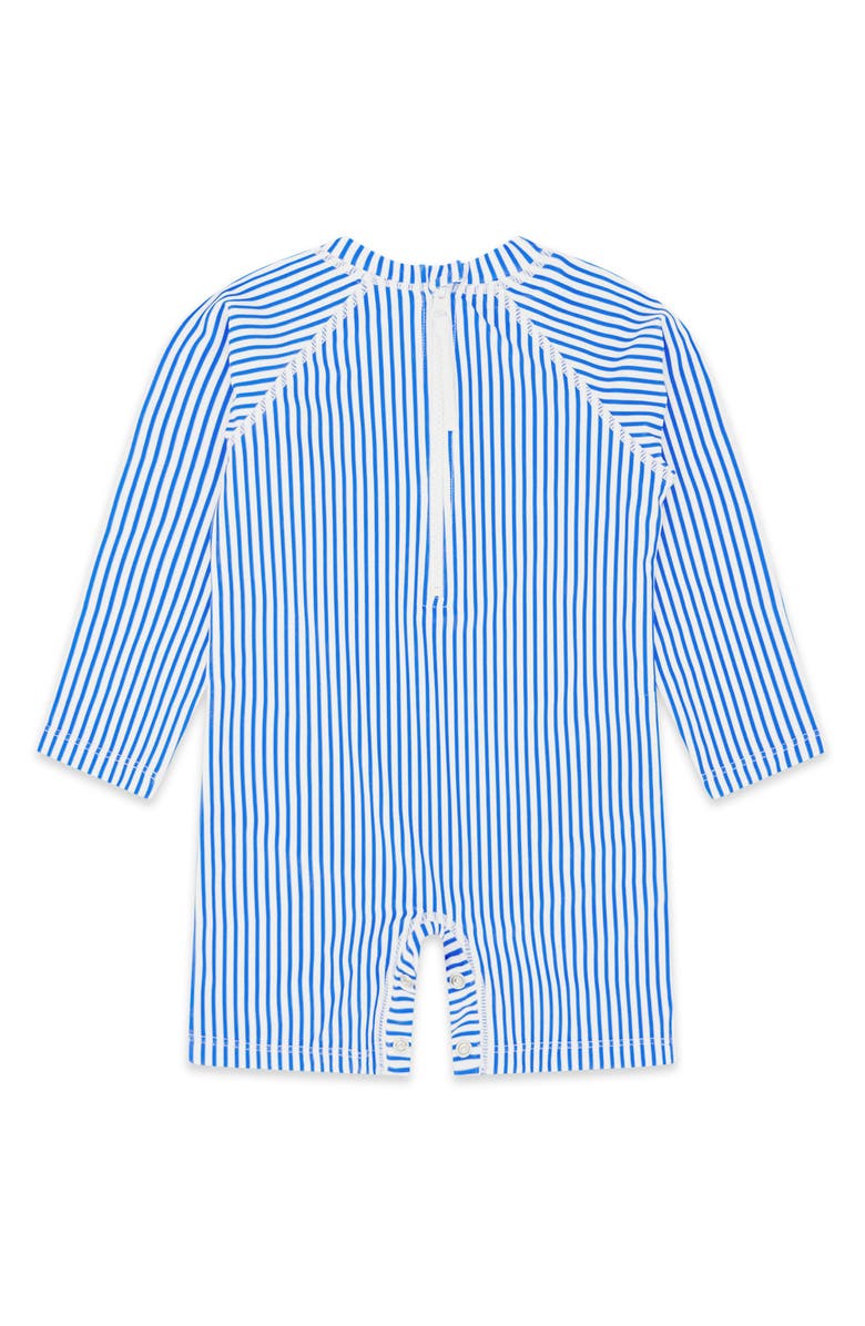 Feather 4 Arrow Kids' Cali Long Sleeve UPF 50+ One-Piece Rashguard Swimsuit, Alternate, color, Marina Blue