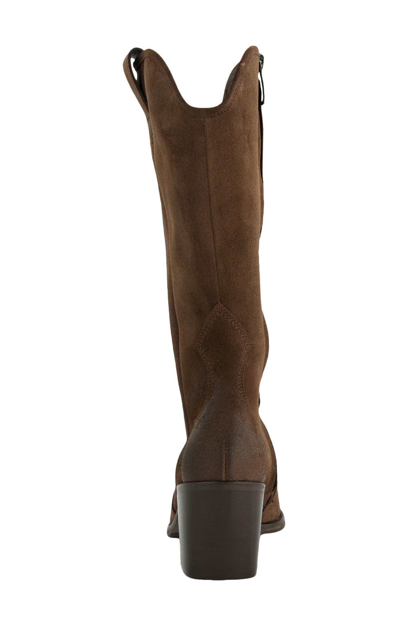 Easton Western Boot, Alternate, color, WOOD SOFT SUEDE