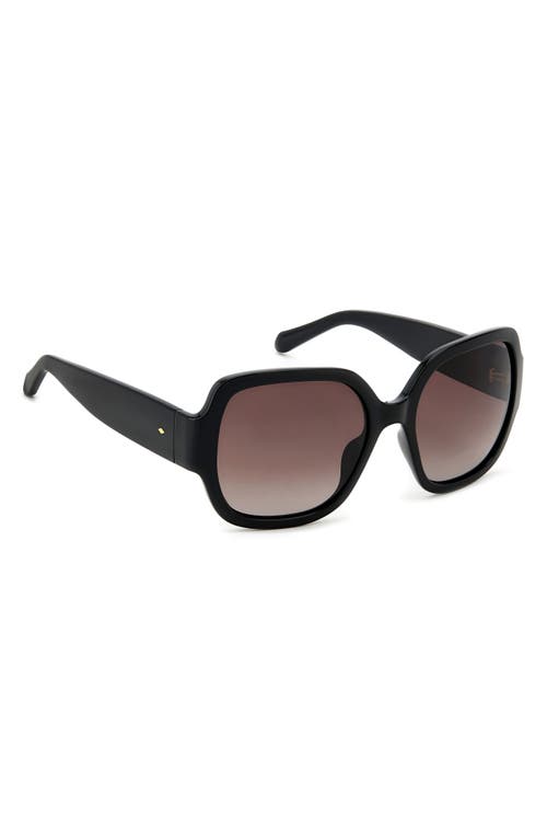 Fossil 58mm Square Sunglasses In Black