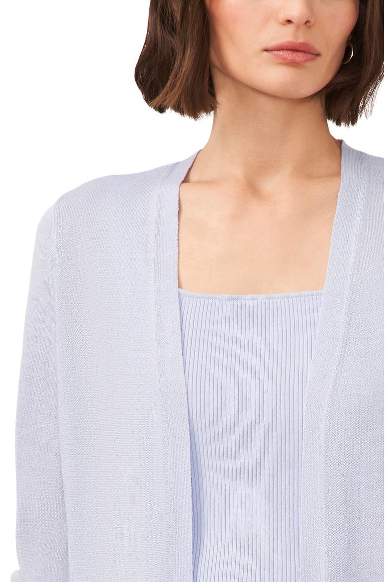 Side Slit Cardigan, Alternate, color, KENTUCKY BLUE