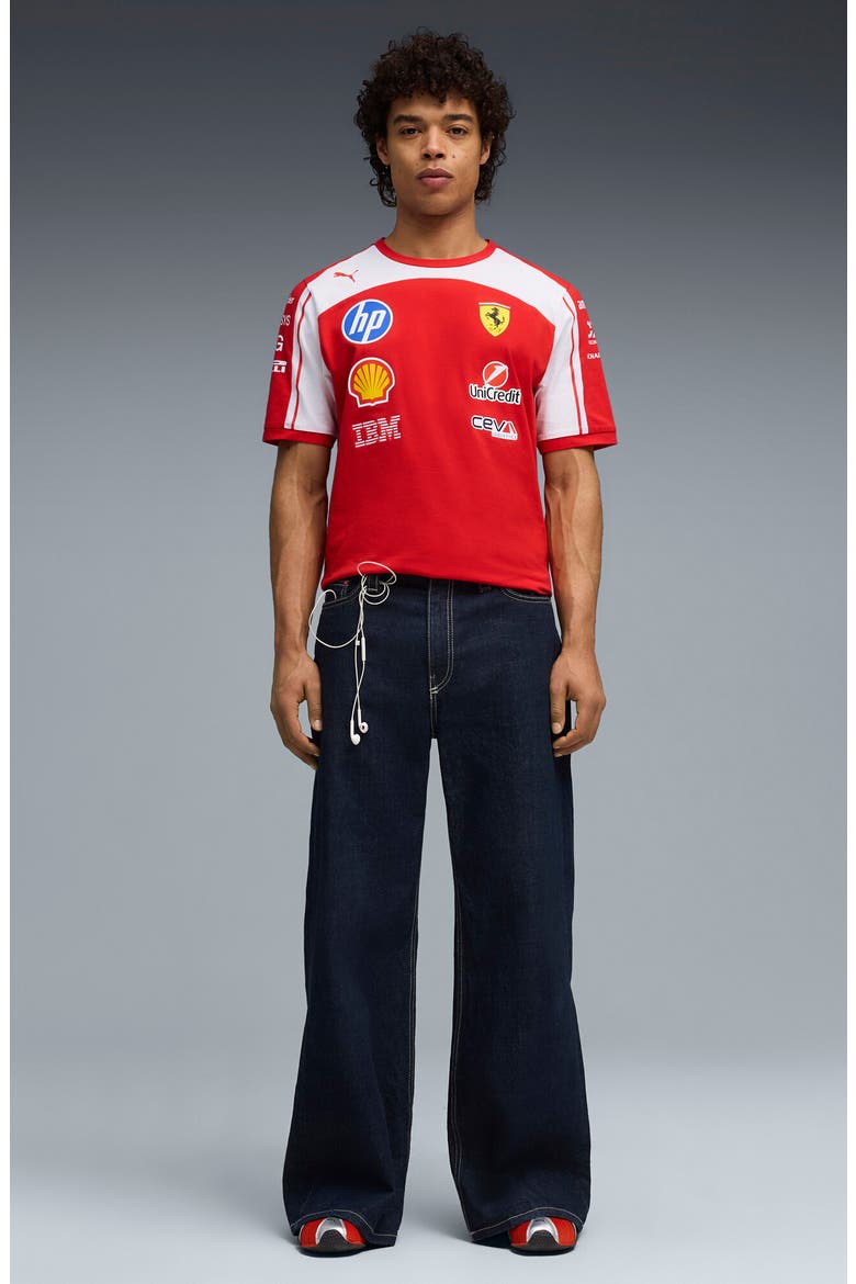 Scuderia Ferrari Replica T-Shirt, Alternate, color, PUMA RED