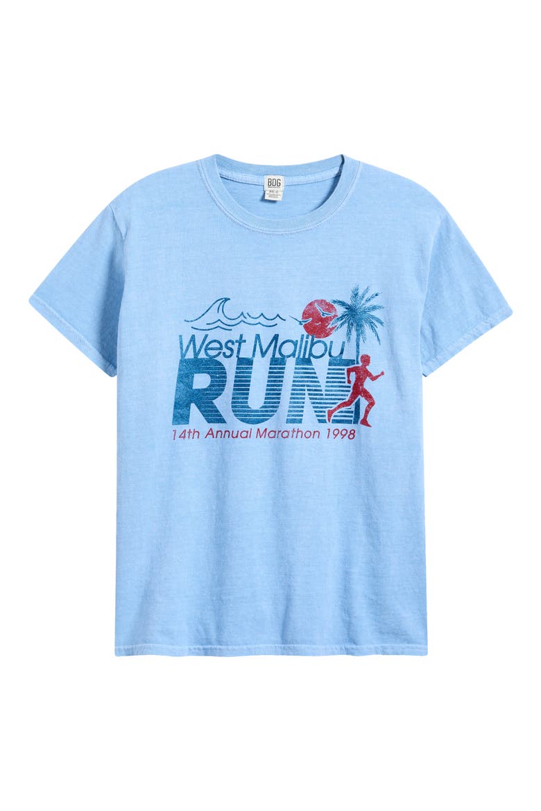 Malibu Run Graphic Baby Tee, Alternate, color, BLUE
