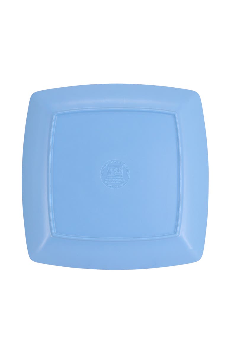 Gibson Home Grayson 4 Piece 8.5 Inch Square Melamine Dessert Plate Set, Alternate, color, Assorted