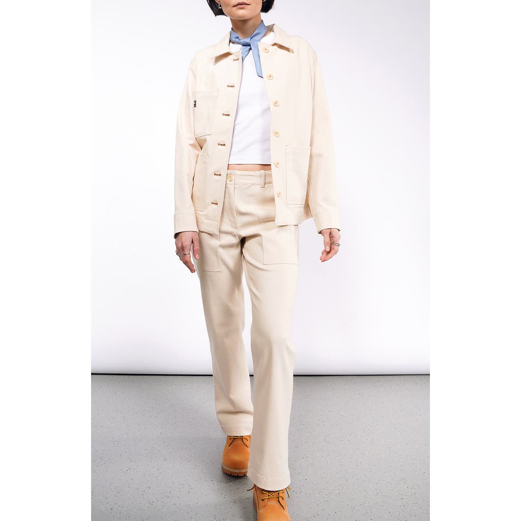 Wildfang Essential Denim Utility Jacket In Natural