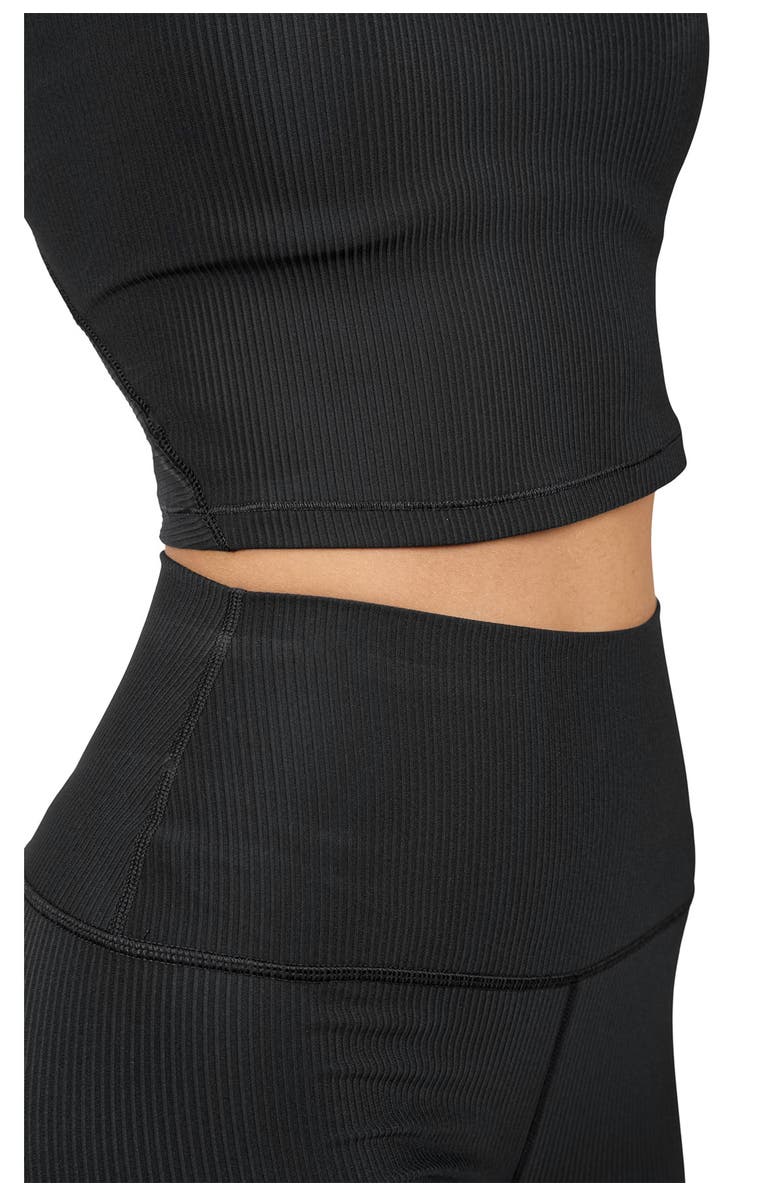 90 DEGREE BY REFLEX Interlink Racerback Crop Tank Top, Alternate, color, 