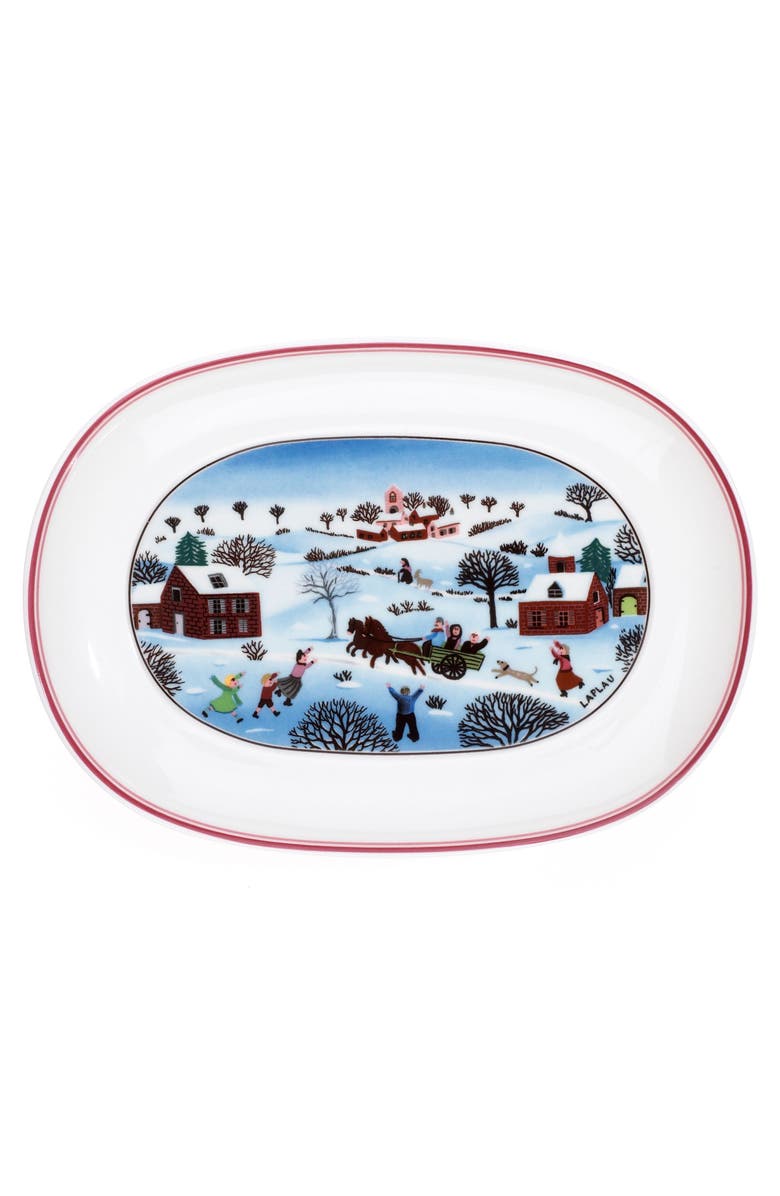 Villeroy & Boch Naif Christmas Pickle Dish, Alternate, color,