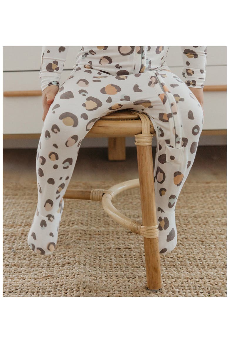 Zip-Up Footie Pajamas, Alternate, color, MILLIE
