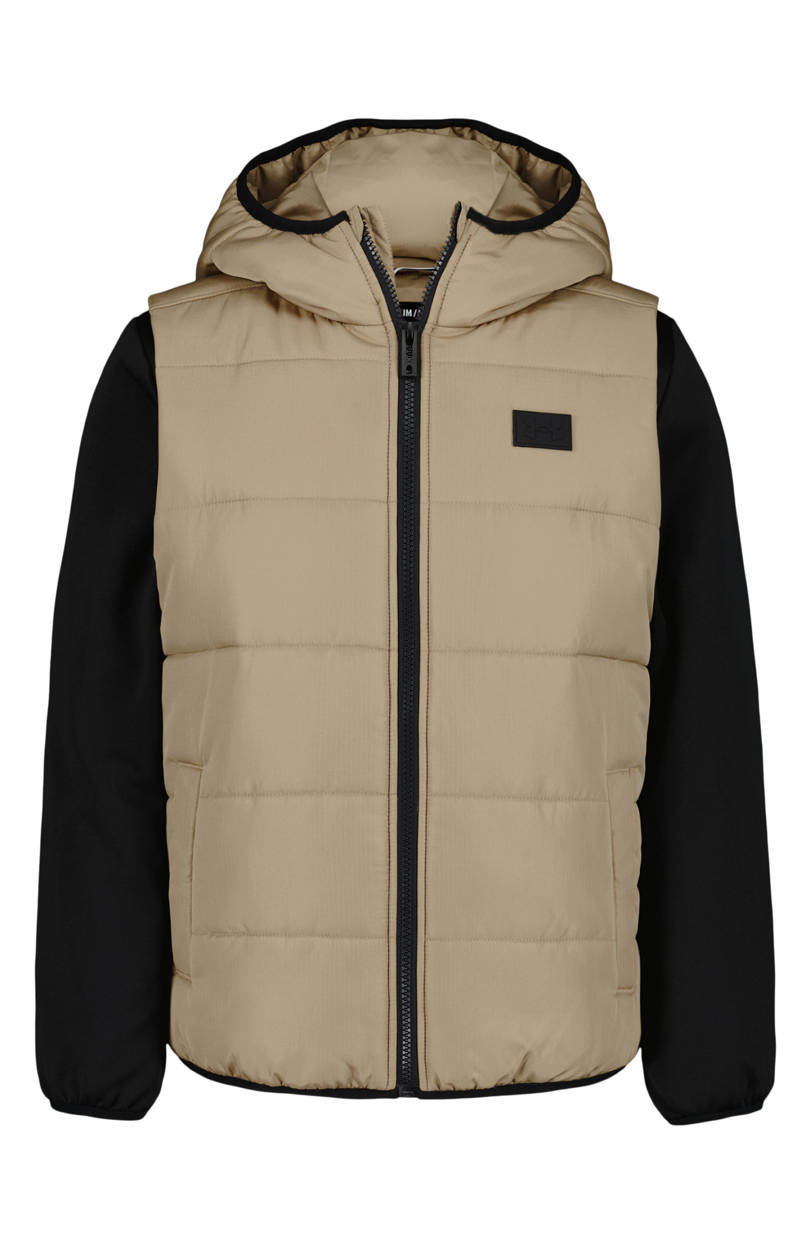 Under Armour Kids' 2Fer Water Resistant Hoodie Vest