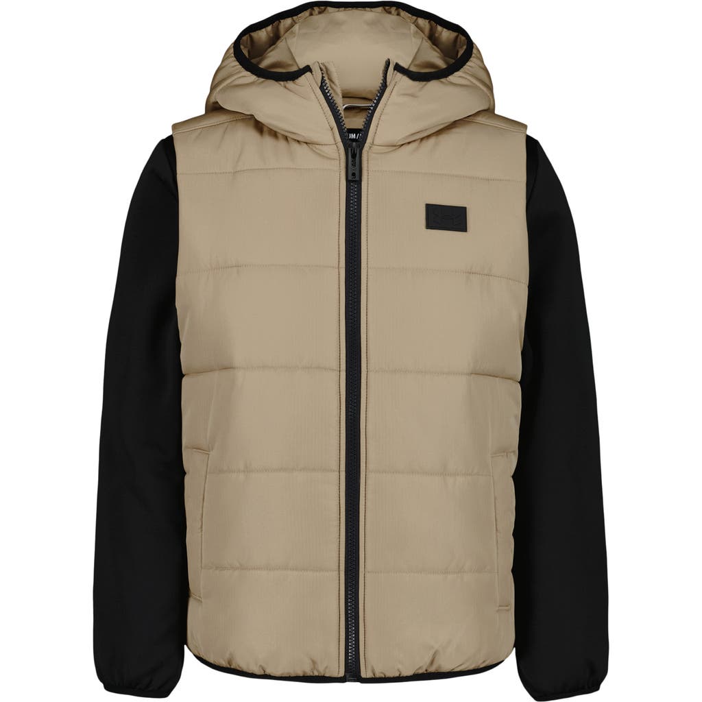 Under Armour Kids' 2fer Water Resistant Hoodie Vest In Multi