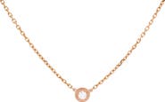 Pre-Owned Cartier Cartier D'Amour Pendant Necklace 18K Rose Gold with Diamond XS
