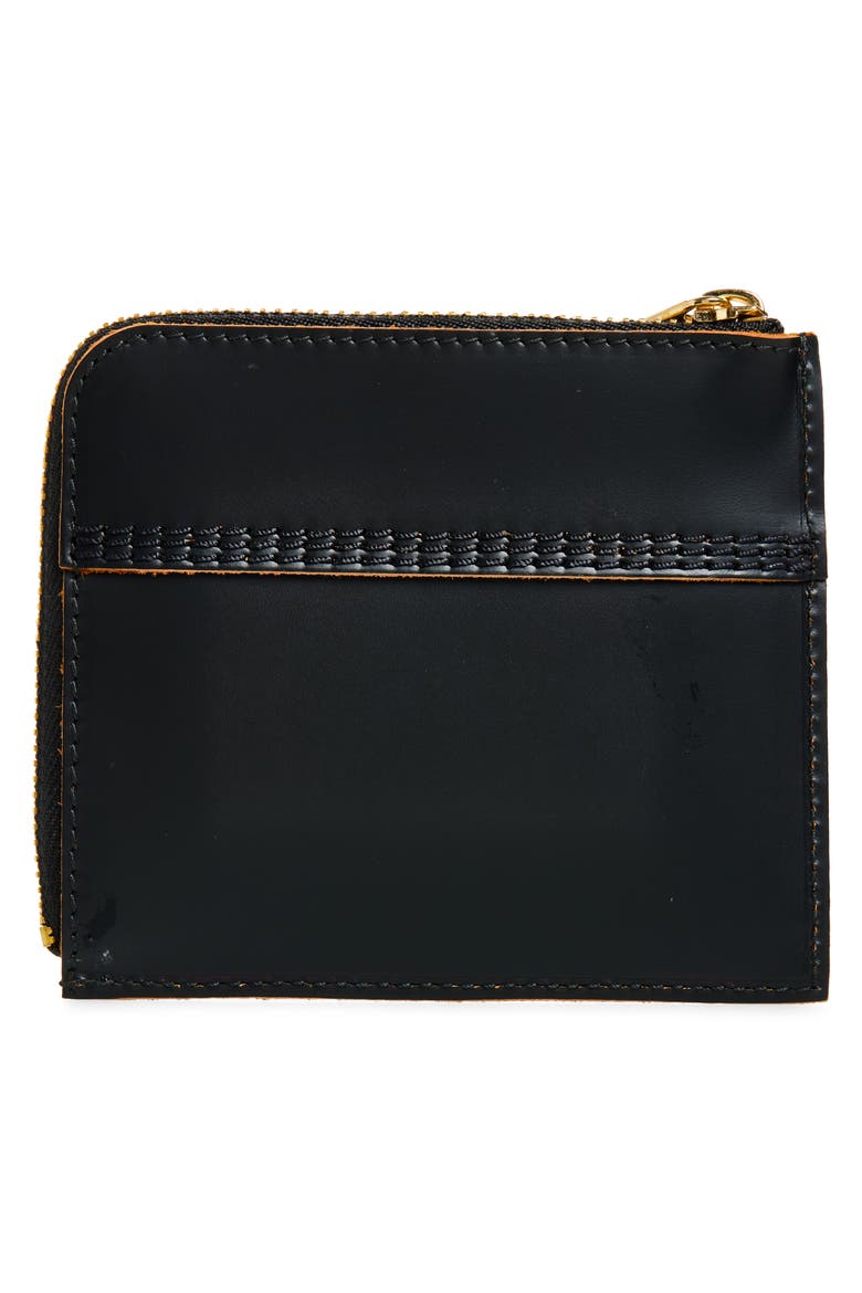 Triple Stitch Zip Pouch, Alternate, color, BLACK