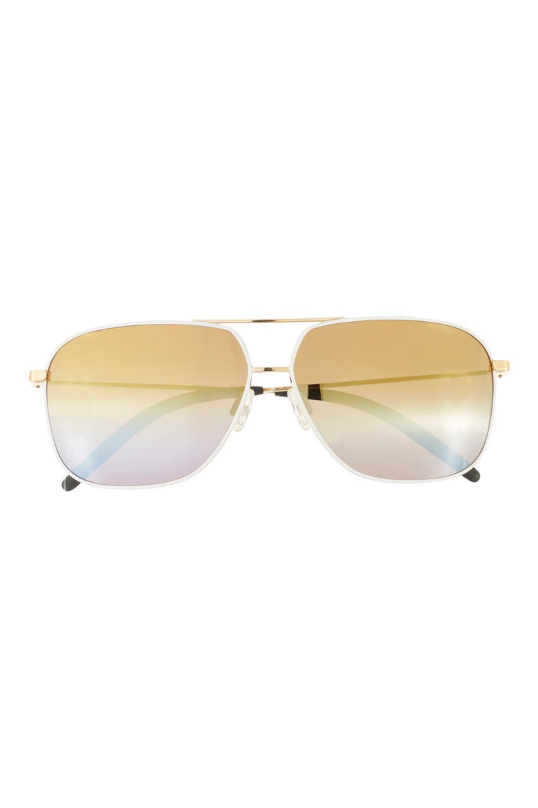 62mm Core Aviator Polarized Sunglasses, Main, color, GOLD GOLD GOLD