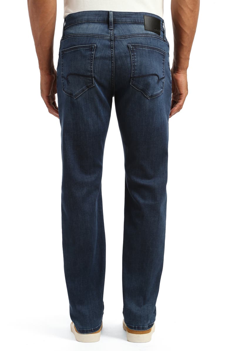 Mavi Jeans Zach Straight Leg Jeans, Alternate, color, Dark Tonal Brushed Supermove