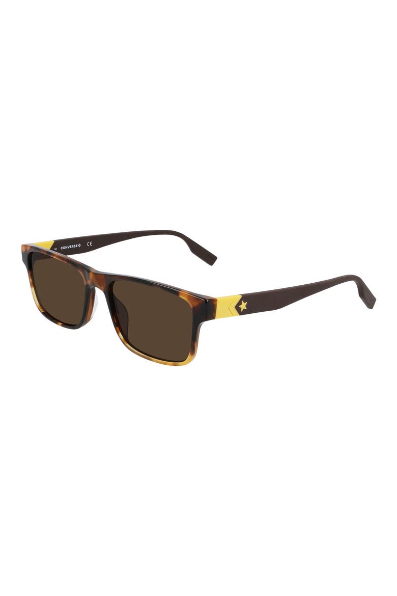 Rise Up 55mm Sunglasses, Alternate, color, AMBER TORTOISE
