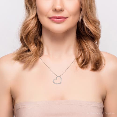 Bliss Diamond 1 Ct Diamond Heart Pendant Necklace
