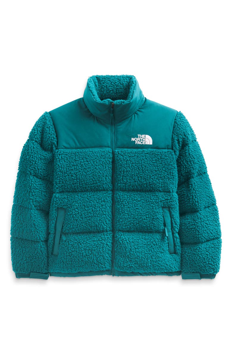 The North Face High Pile Fleece Nuptse Jacket, Alternate, color, 