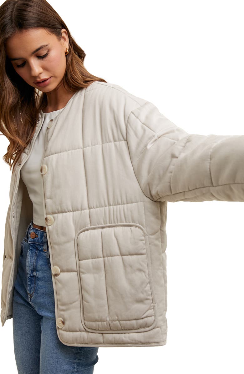 WISHLIST Oversize Quilted Jacket, Alternate, color,